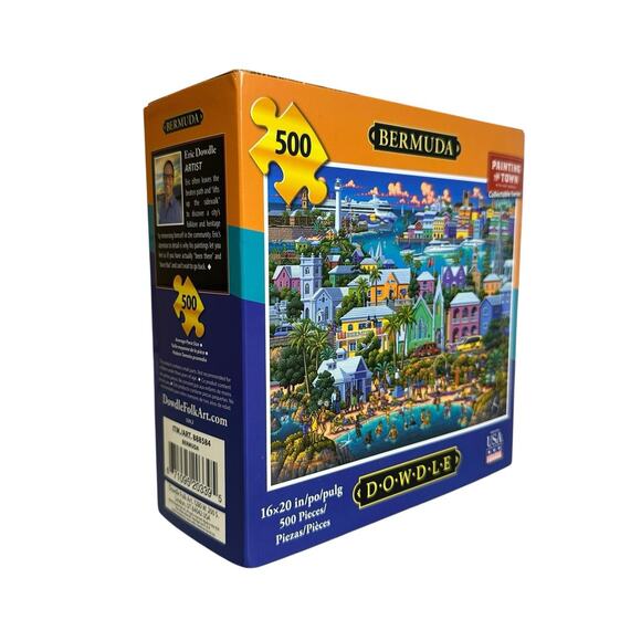 Dowdle Bermuda 500 Piece Jigsaw Puzzle New Collectible Series Paint The Town ￼￼ - Picture 1 of 6